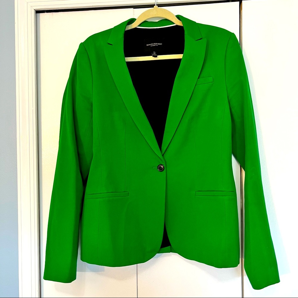 Banana Republic Classic Fit Blazer 10 Tall